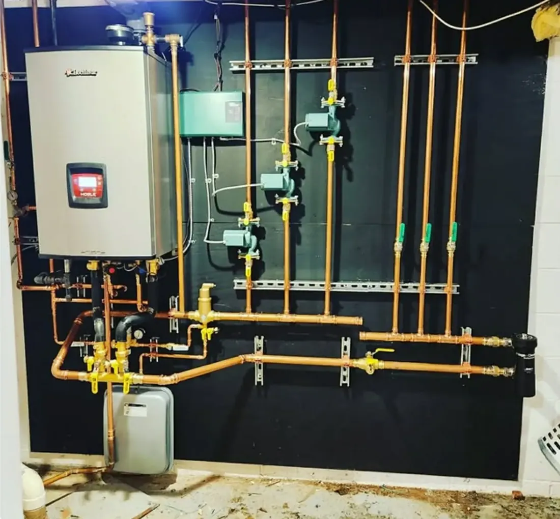 Boiler replacement serving a two-family home in the Wallington, NJ area